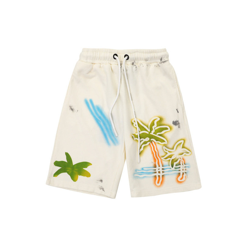 Palm Angels New Logo Casual Shorts Beach Sports Pants Travel Relaxation Style