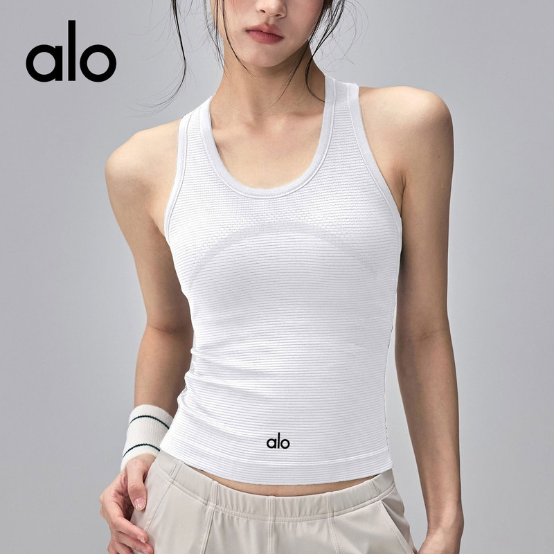 Aio I-Shaped Beautiful Back Sports Vest with Chest Pads for Women, Quick-Dry Shockproof Running Training Bra, Outerwear Yoga Vest