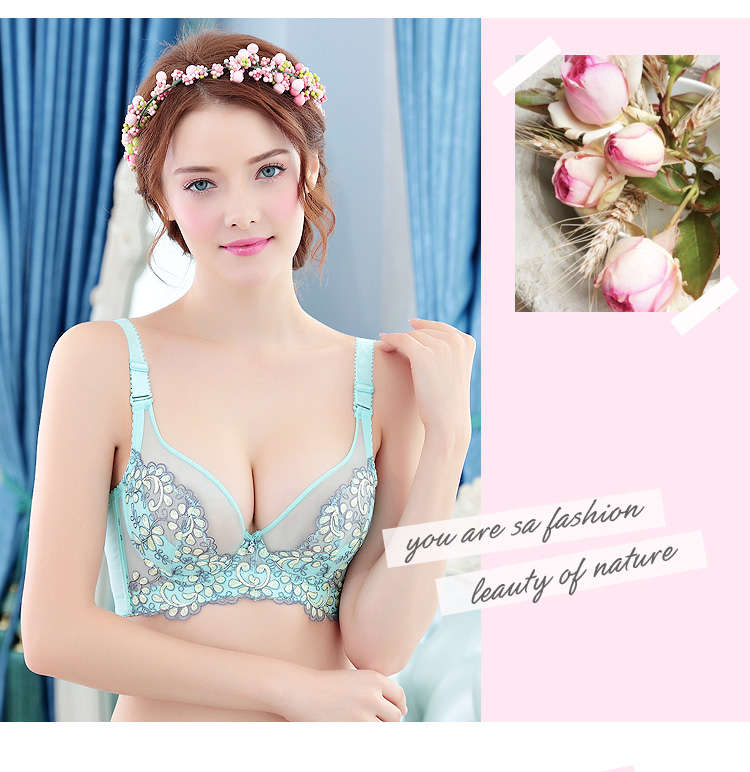 75F áo ngực siêu mỏng màu trắng trong suốt kích thước lớn thoáng khí đồ lót gợi cảm 80E85F90D95C38E40B áo ngực cho người ngực lép