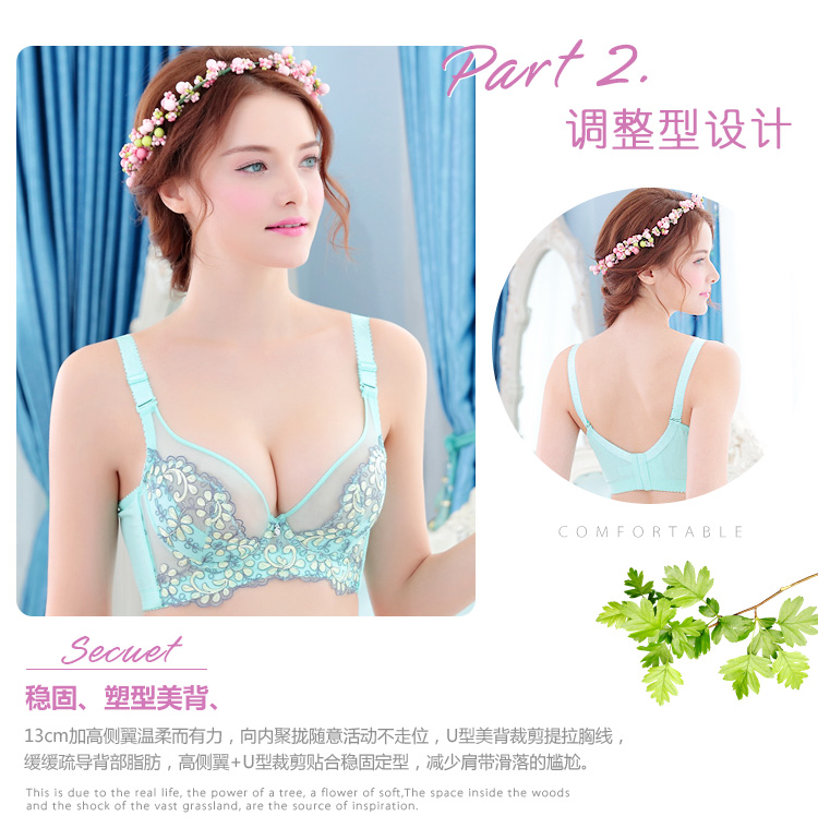 75F áo ngực siêu mỏng màu trắng trong suốt kích thước lớn thoáng khí đồ lót gợi cảm 80E85F90D95C38E40B áo ngực cho người ngực lép