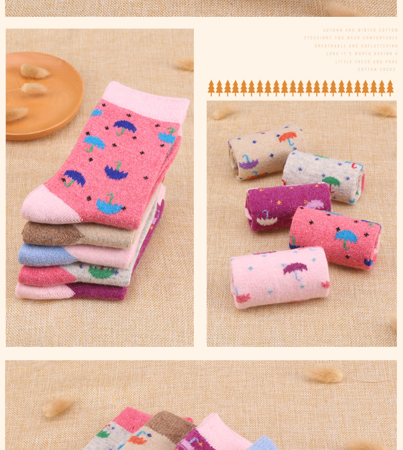 Vớ len lông cừu ở Nam Cực dành cho nữ mùa đông và mùa đông kiểu mẫu dày cừu ấm cashmere vớ dài ống cao đến eo vớ nam cao cấp