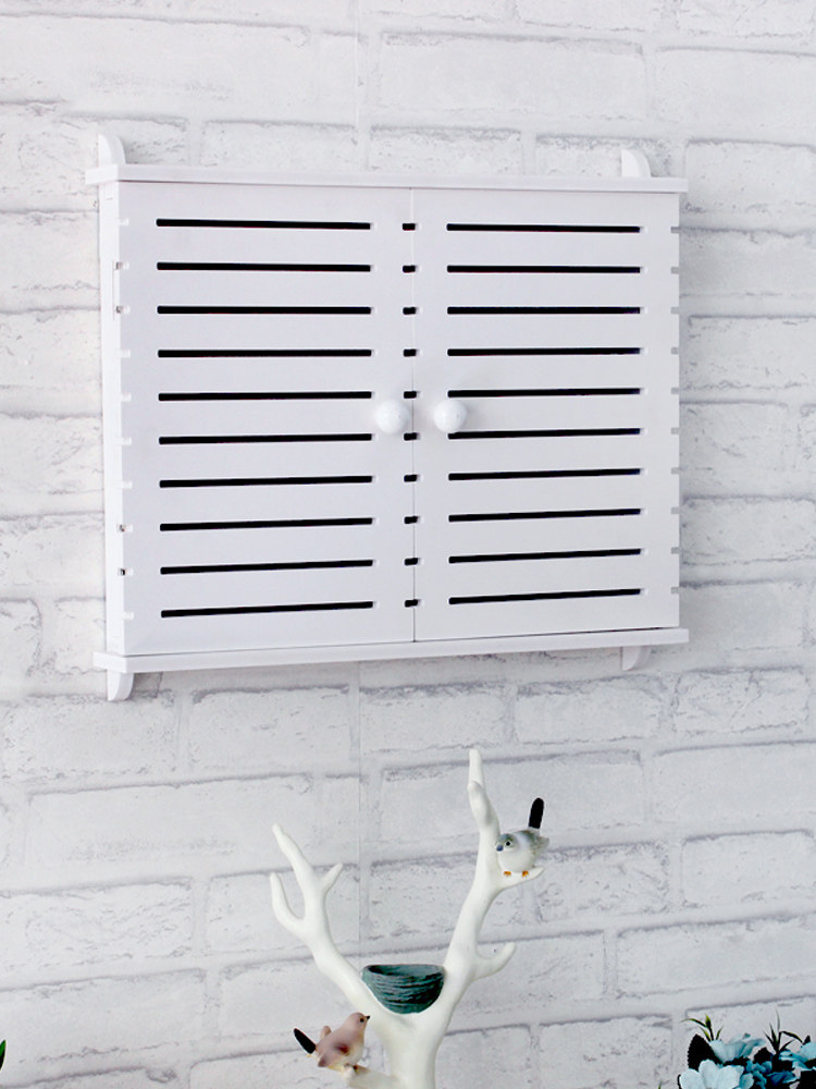 Louver meter box Decorative creative electric box Distribution box Switch box Main switch Weak box Network cable Network box occlusion