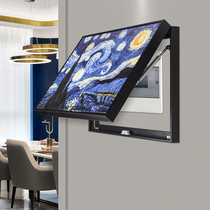 Electric meter box decorative painting living room simple Nordic hanging painting distribution box oil canvas mural shielding box weak electric box shielding