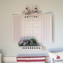 Creative home fake window wall decoration Mediterranean style European idyllic Nordic Wall fake window wall decoration window