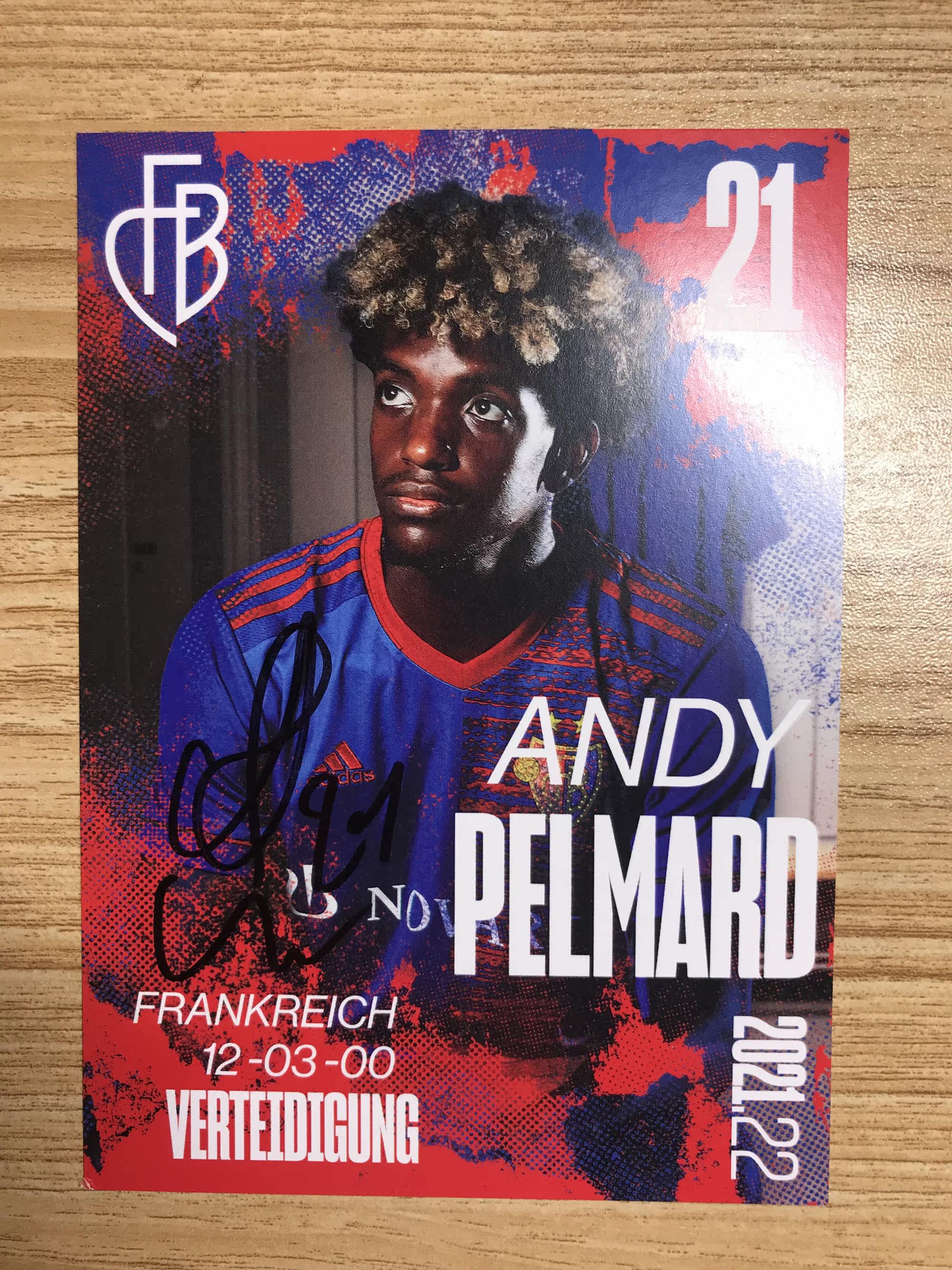 Swiss Basel club sends official card for Mad's autograph