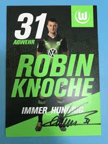 19-20 German Wolfsburg Crutcher pro-pen signature official card