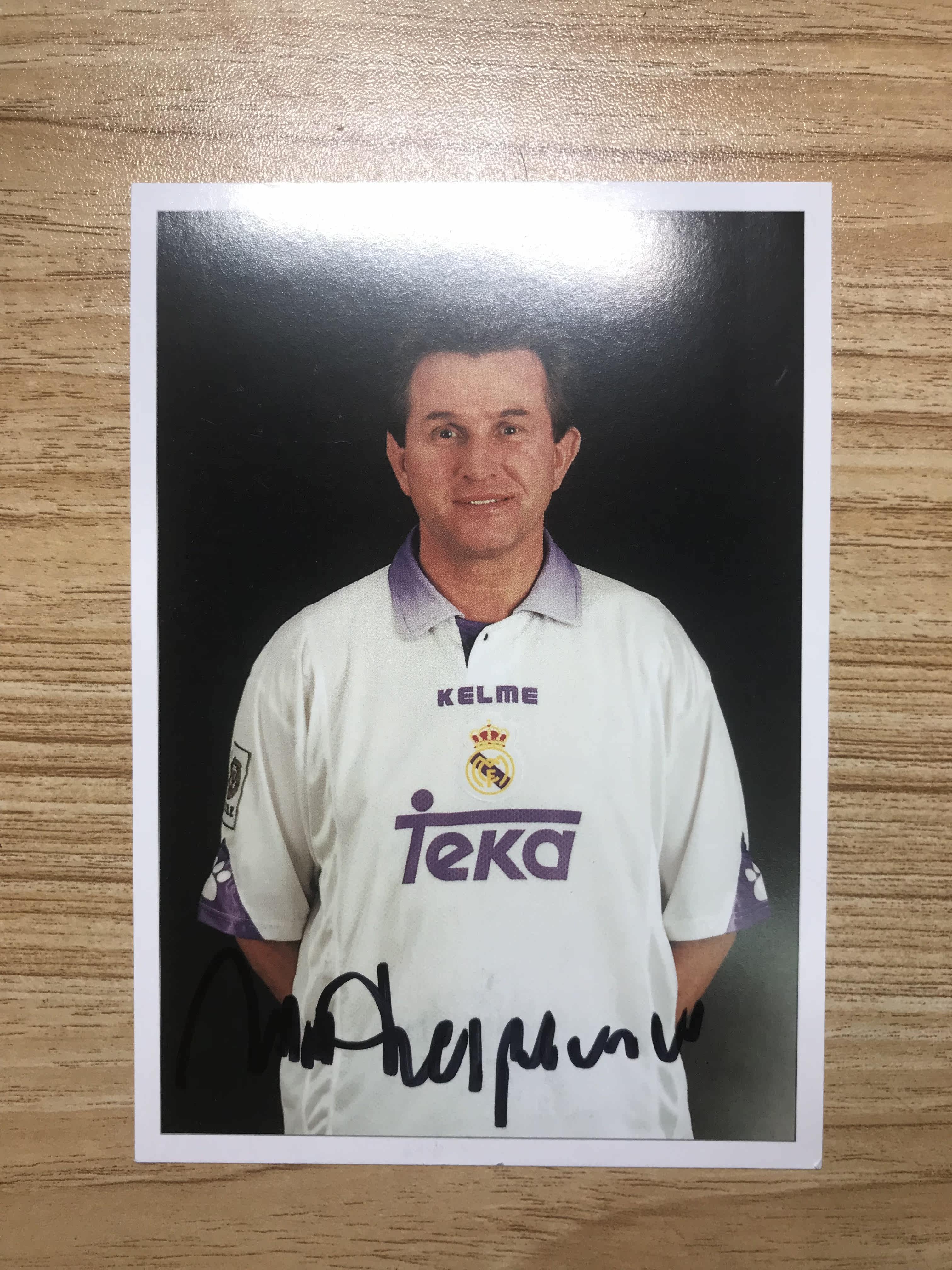 Germany's Bayern Munich Heynckes pro-pen signing card 3