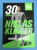 19-20 German Wolfsburg Kringer pro-pen signature official card