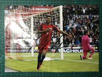 Manchester United player Rashford pro-pen signed photo (8 inch photo)