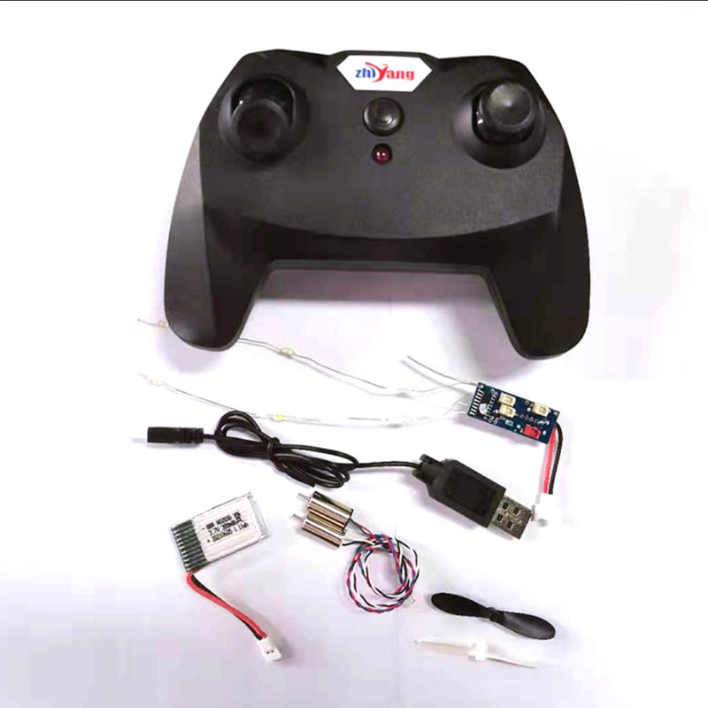 Remote control aircraft model drone self-made small aircraft DIY full assembly student hand throwing machine modified foam