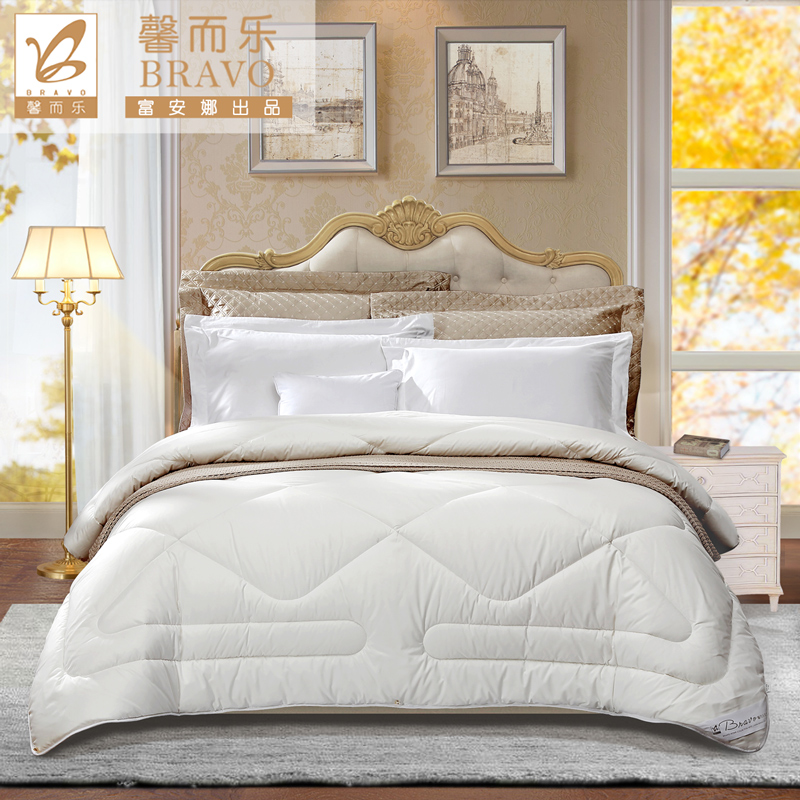 Fuanna home textile Xin and Le four seasons quilt autumn and winter thickened warm winter quilt single double universal wool quilt core