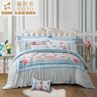 Семейный текстиль Fuanna и Le 60S Tiansi Mao Mao Four -Piece Set Set Set Set Setting Set Pingwang Indian Online та же модель