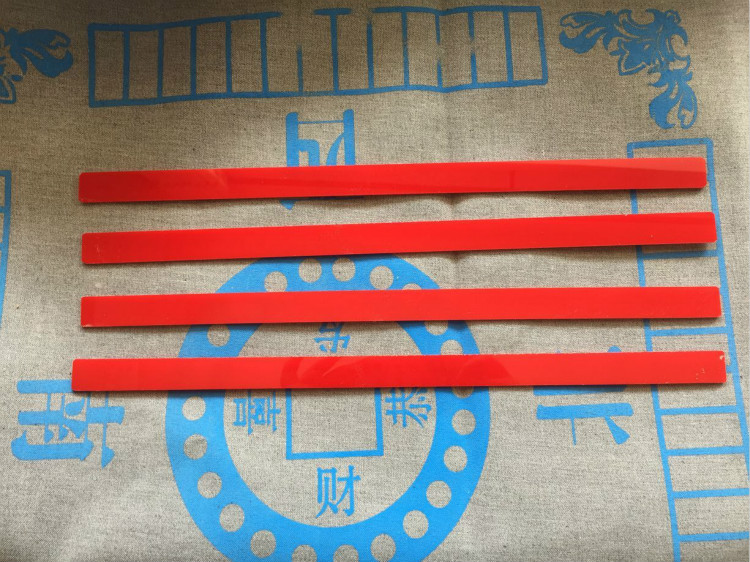 Thước kẻ bằng nhựa Mahjong Đẩy Mahjong Stick Stick Mahjong Mạ Ruler Đặc biệt 18 Nhóm 4 Gói 40,42cm - Các lớp học Mạt chược / Cờ vua / giáo dục bộ cờ vua staunton