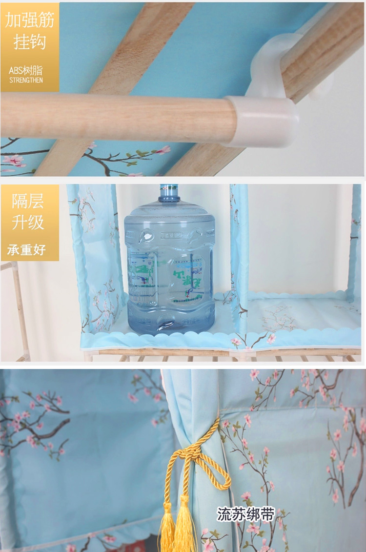 tủ quần áo cho thuê đơn giản vải tủ quần áo táo bạo mới lắp ráp được gia cố vải tủ quần áo gỗ rắn đôi dày Oxford đơn - Buồng tủ nhựa 3 cánh