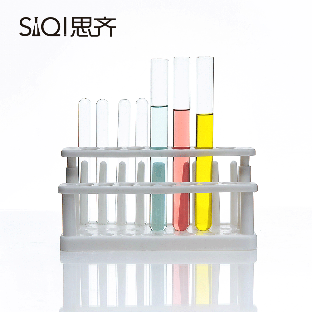 15孔塑料试管架 双排 化学实验器材 15mm孔20mm孔 白色塑料Plastic Test Tube Holder