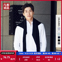 Vancl Vancl Vancl Oxford Spinning Long Sleeve Casual Shirt Mens Cotton Pure Color Shirt Mens Top Four Seasons