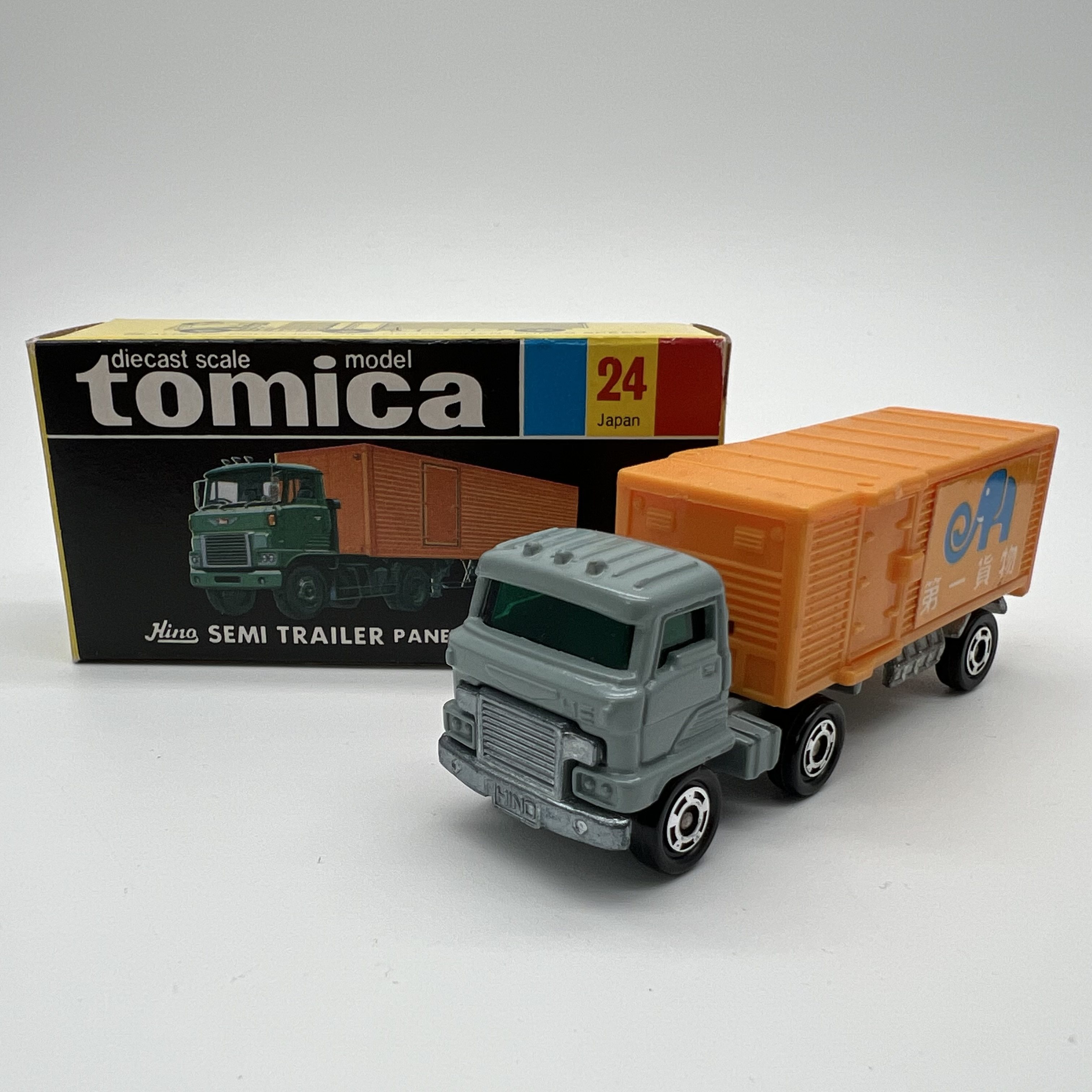 Tomica 黑盒#24-2-6 日野拖头货柜车HINO SEMI TRAILER PANEL VAN