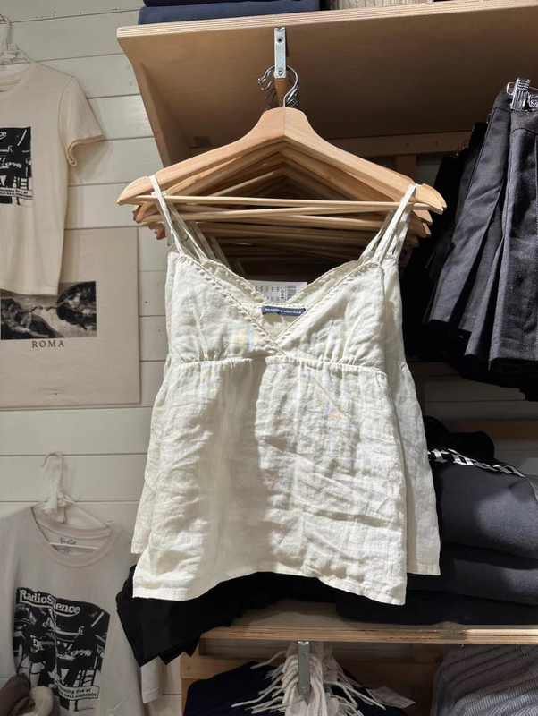 Bm Official Website White V-Neck Camisole for Women, New Summer Lace Trim Waist-Cinching Tank Top, Sleeveless Slim Fit Inner Wear Bm Official Website White V-Neck Camisole for Women, New Summer Lace Trim Waist-Cinching Tank Top, Sleeveless Slim Fit Inner Wear