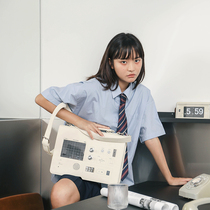 Yinshu insoX Luofan big brother original retro magnetic buckle radio bag uniform jk shoulder Womens bag