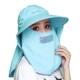 Hai TYGJ Golf Caps Phụ nữ Sunshade Bibs 4 Mặt nạ chống nắng mùa hè