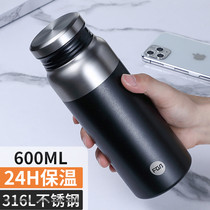 Fuguang 316 thermos cup Male and female students portable large capacity literary ins Personality simple creative trend water cup