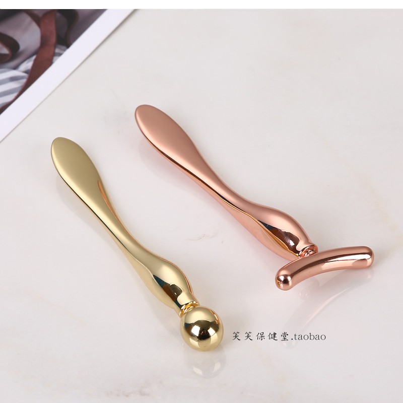 Eye Dial Gluten Pull Massage Acupoint Stick Shu Press Black Eye Loop Tight To Facial Cosmetic Instrument Dig Frost Spoon Zinc Alloy