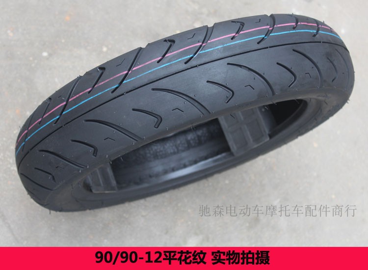 Lốp chân không 90 / 90-12 Lốp xe tay ga 90 / 70-12 lốp không săm xe máy wave