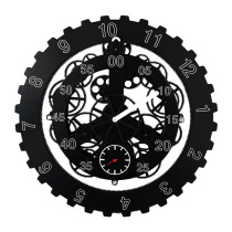 Inexplicable large size circle hanging bell gear rotating clock Eurostyle living room hanging clock creative personality decorative clocks