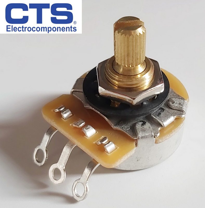 Electric Guitar CTS 250K Potentiometer (Short Sleeve) Fender 250 Copper Shaft Potentiometer