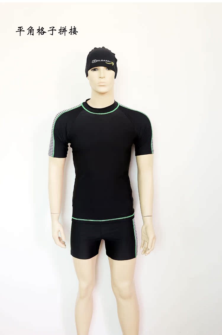 Ưu đãi đặc biệt Đồ bơi nam Surfwear Slim Sunscreen Áo tắm Áo tắm nam ngắn tay áo tắm quần bơi speedo nam