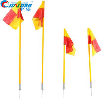 Football training rod inserted to water base corner flag crossbar biao zhi qi site marker posts plug-and-to-corner flag