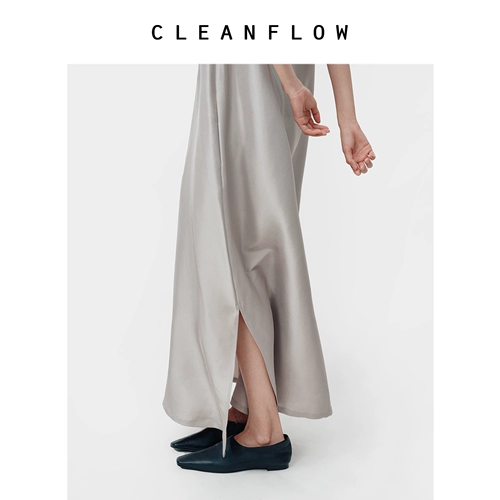 CLEANFLOW Шелковый жилет, летняя юбка