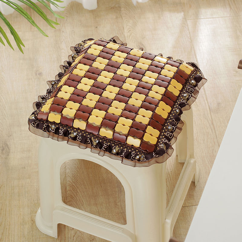 Cool Mat Cushion Summer Plastic Stool Plus Soft Chair Cushion Square Thickened Garment Factory Staff Student Bench Breathable