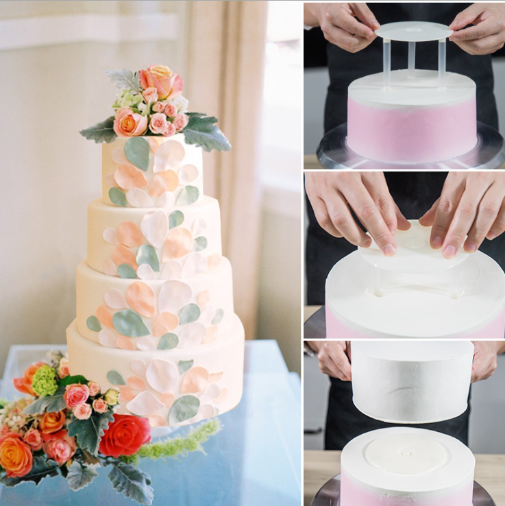 Cake Piling Spacer Bracket 6 8 Inch Double Layer Cake Use Support Frame 5 Suit Delivery Straw 15 Only