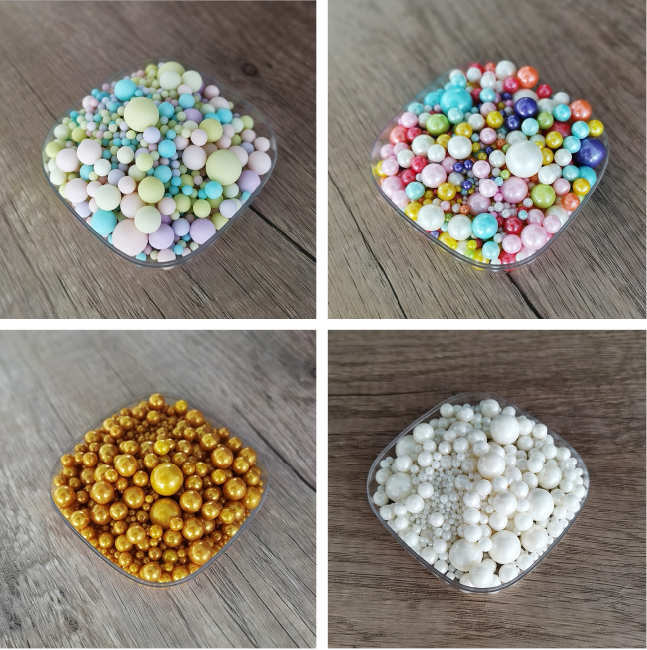 Birthday cake decoration sugar beads macaron color cake sugar beads decoration edible matte beads color multi-color model