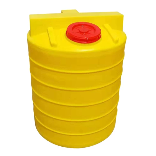 Смесительный ствол PE утолщенный пластиковый резервуар раствор Pacpam Желтый и белый плюс лекарственная коробка с обработкой моторной воды Большой конус ствола дно