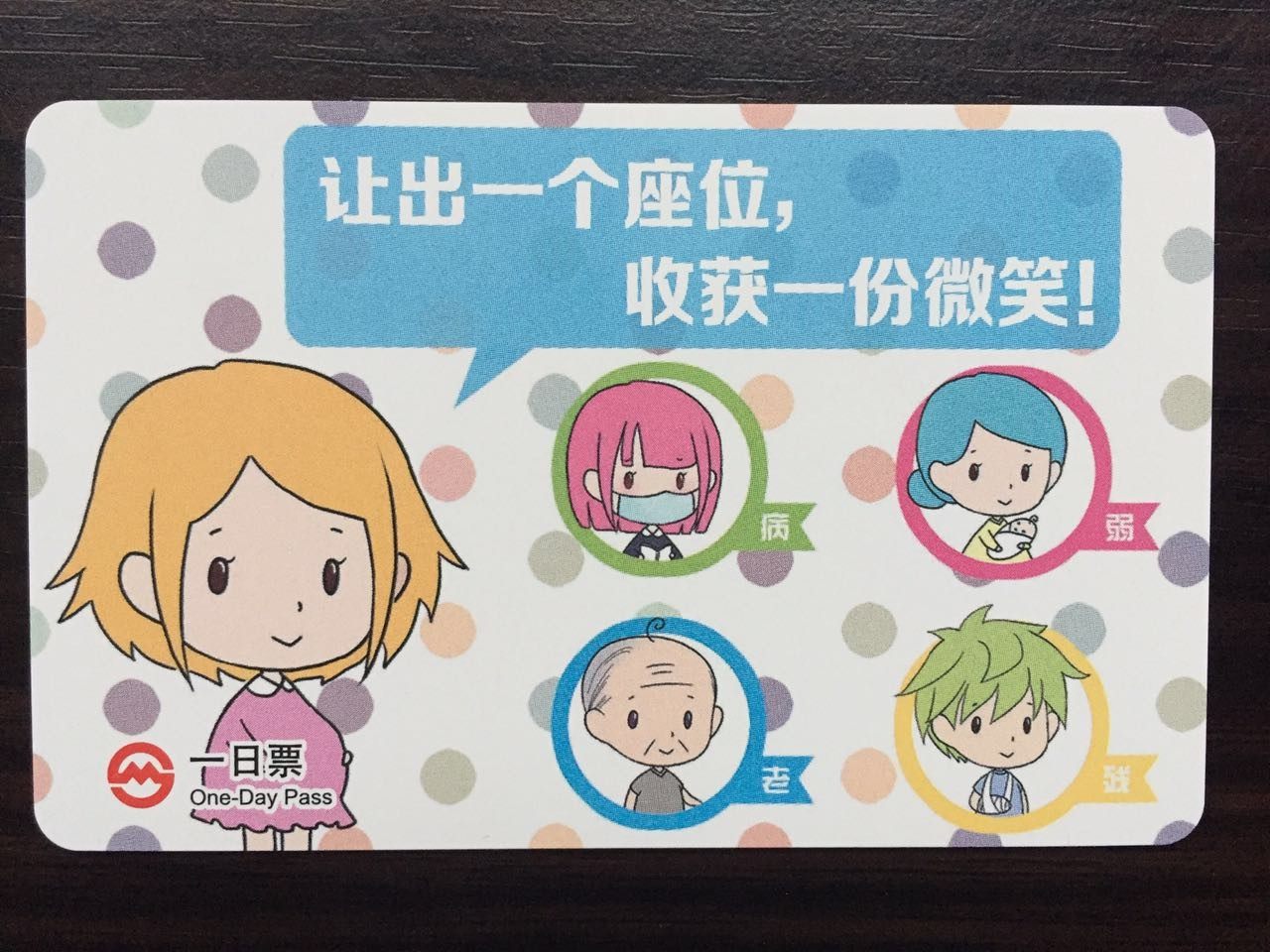 Shanghai Public Transport Card - Metro One Day Ticket Metro - Travel Business Travel A Cartoon New