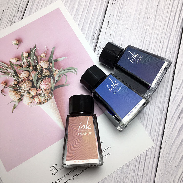 Pen and ink Park Color ink pen dip pen with color ink practice sketching brush write down homework manual account