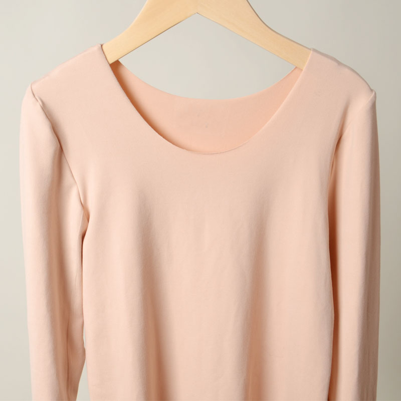 Meat Color Beating Bottom Blouse Skin Color Dance Undershirt Without Mark develvet Underwear Invisible Underwear Seamless blouses