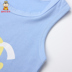 Bộ vest bé trai mùa hè nam nữ áo thun cotton không tay áo thun hai mảnh mỏng cho bé có thể mở quần áo quần yếm cho bé gái Phù hợp với trẻ em