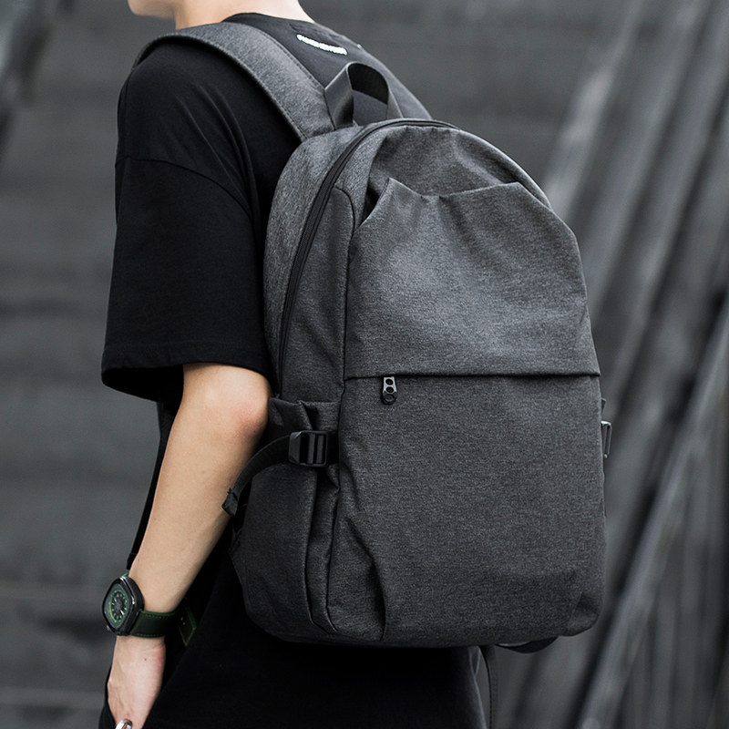 Tide brand large capacity high school backpack men's new lightweight junior high school bag men's burden waterproof travel computer bag