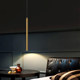 All-Copper Bedside Pendant Light, Modern Minimalist Bedroom, Minimalist Internet Celebrity Designer, Light Luxury Living Room Background Wall Small Pendant Light
