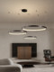Italian Minimalist Living Room Chandelier, Modern Simple Nordic High-End Atmospheric Villa Lobby Led Light Luxury Chandelier Main Light