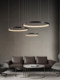 Italian Minimalist Living Room Chandelier, Modern Simple Nordic High-End Atmospheric Villa Lobby Led Light Luxury Chandelier Main Light