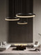 Italian Minimalist Living Room Chandelier, Modern Simple Nordic High-End Atmospheric Villa Lobby Led Light Luxury Chandelier Main Light