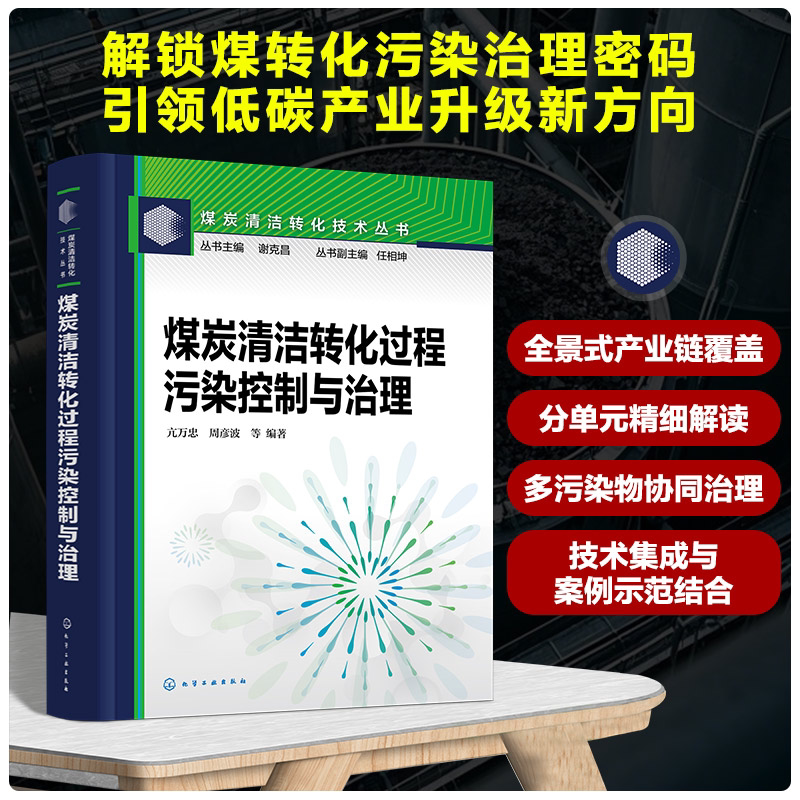 煤炭清洁转化过程污染控制与治理 煤炭清洁转化技术丛书 亢万忠、周彦波 等 编 化学工业出版社