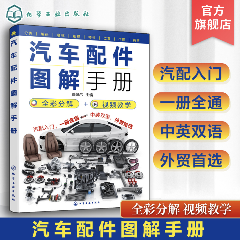 Illustrated Manual of Car Parts, Comprehensive Guide to Car Parts Knowledge in Chinese and English, Video Illustrations of Car Principles and Structure, Reference for Auto Repair Training Materials, Detailed Explanation of Car Parts, from Beginner to Expert in Car Parts