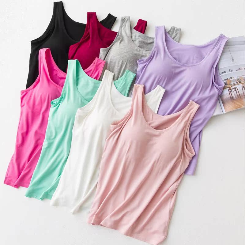 Với áo ngực độn nữ mùa hè phương thức không có vành thể thao yoga cơ sở Bra cover cup một sling cỡ lớn quần áo lót