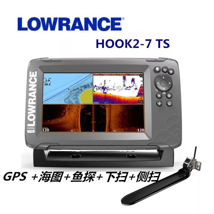 Lawrence Tangler LOWRANCE HOOK2-7 Explorers GPS Nautical Charts Fish Scouts on the second-generation side sweep HOOK