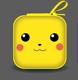 [Сумка для наушников] Big Face Bikachu